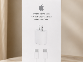 Adaptador de Corriente USB-C 35W + Cable USB-C a USB-C